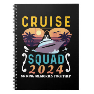 Cruise Squad 2024 Familie Vakantie Matching Groep Notitieboek