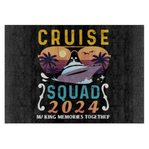 Cruise Squad 2024 Familie Vakantie Matching Groep Snijplank