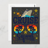 Cruise Squad 2024 Vaarvakantie Briefkaart (Voorkant / Achterkant)