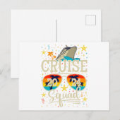 Cruise Squad 2024 Vaarvakantie Briefkaart (Voorkant / Achterkant)