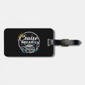 Cruise Squad 2024 Zomer Vakantie Bijpassende Famil Bagagelabel (Achterkant horizontaal)