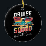 Cruise Squad 2024 Zomer Vakantie Bijpassende Famil Keramisch Ornament<br><div class="desc">Cruise Squad 2024 Zomer Vakantie Bijpassende Familie Groep</div>