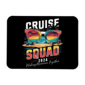 Cruise Squad 2024 Zomer Vakantie Bijpassende Famil Magneet (Horizontaal)