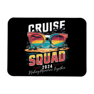 Cruise Squad 2024 Zomer Vakantie Bijpassende Famil Magneet