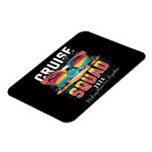 Cruise Squad 2024 Zomer Vakantie Bijpassende Famil Magneet (Linkerzijde)
