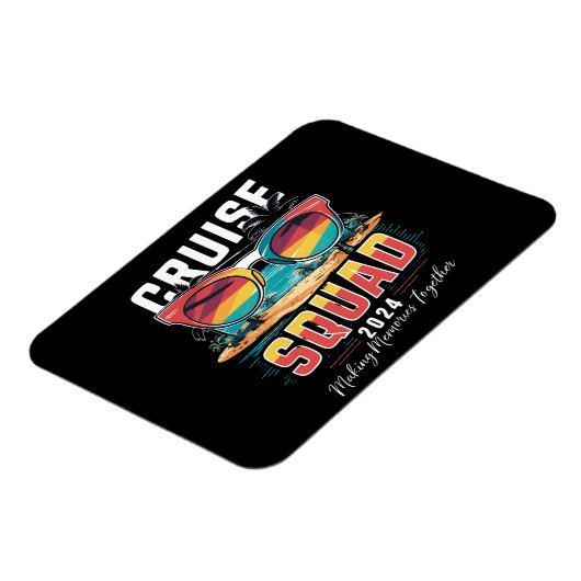 Cruise Squad 2024 Zomer Vakantie Bijpassende Famil Magneet (Linkerzijde)