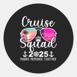 Cruise Squad 2025 Cruise Squad Cruising Zomer Vac Ronde Sticker