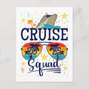 Cruise Squad 2025 Cruise Vakantie Briefkaart