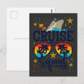 Cruise Squad 2025 Cruise Vakantie Briefkaart (Voorkant / Achterkant)