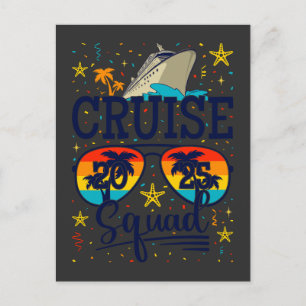 Cruise Squad 2025 Cruise Vakantie Briefkaart