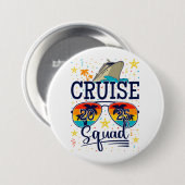 Cruise Squad 2025 Cruise Vakantie Rond Button (Voorkant /achterkant)
