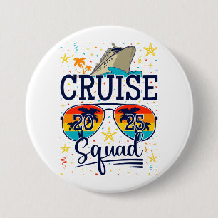 Cruise Squad 2025 Cruise Vakantie Rond Button