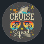 Cruise Squad 2025 Cruise Vakantie Ronde Sticker<br><div class="desc">Cruise Squad 2025 Cruising Verjaardag Vakantie Grappig Crew Grafisch ontwerp Gift Classic Ronde Sticker Classic Collectie.</div>