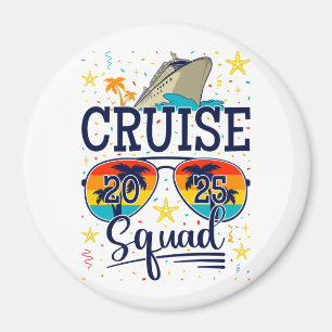 Cruise Squad 2025 Cruising Vakantie Cirkel Magneet