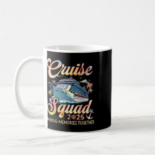 Cruise Squad 2025 Familie Groep Matching Zomer Vak Koffiemok