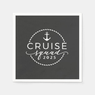 Cruise Squad 2025 Familie Matching Outfit Zomer Servet