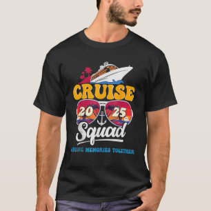 Cruise Squad 2025 Familie Vakantie Matching Groep T-shirt