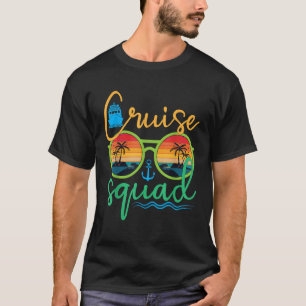 Cruise Squad 2025 Familie Vakantie Strand Matching T-shirt