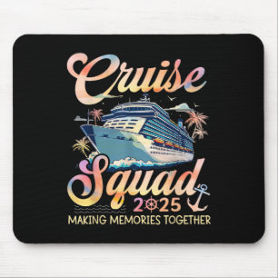 Cruise Squad 2025 Familiegroep Matching Summer Vac Muismat