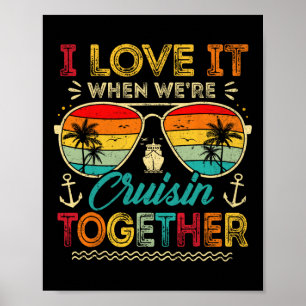 Cruise Squad 2025 Familiegroep Matching Summer Vac Poster