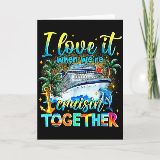 Cruise Squad 2025 Family Group Matching Summer Vac Kaart (Voorkant)