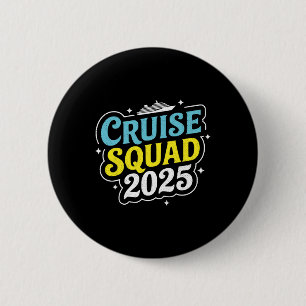 Cruise Squad 2025 Overeenkomstige Familie Groep Zo Ronde Button 5,7 Cm