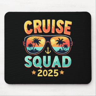 Cruise Squad 2025 Reisschip Familie Matching Zomer Muismat