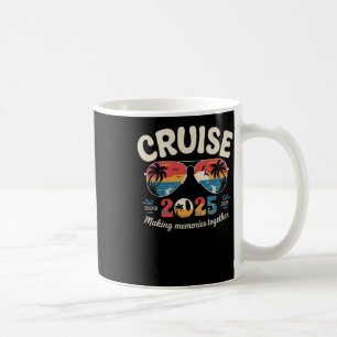 Cruise Squad 2025 – Retro Vakantie Esthetiek Voor Koffiemok