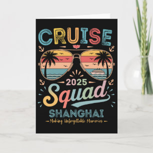 Cruise Squad 2025 Shanghai Familie Groep Matching Kaart