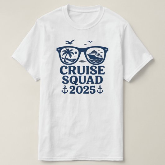 Cruise Squad 2025 T-shirt (Design voorkant)