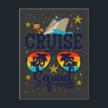 Cruise Squad 2025 Vaarvakantie Briefkaart<br><div class="desc">Cruise Squad 2025 Verjaardagsvakantie Grappige Crew Grafisch ontwerp Cadeau Standaardansichtkaart Klassieke Collectie.</div>