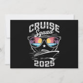 Cruise Squad 2025 Zomer Vakantie Bijpassende Famil Kaart (Voorkant)