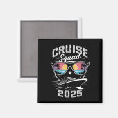 Cruise Squad 2025 Zomer Vakantie Bijpassende Famil Magneet (Voorkant / Achterkant)