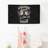 Cruise Squad 2025 Zomer Vakantie Bijpassende Famil Spandoek (Insitu)
