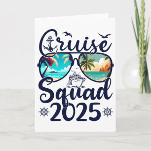 Cruise Squad 2025 Zomer Vakantie Matching Familie Kaart