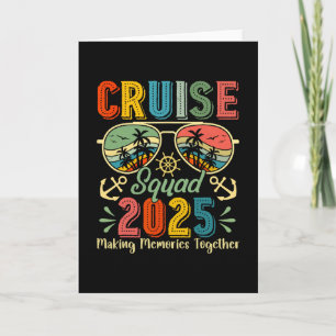 Cruise Squad 2025 Zomer Vakantie Matching Familie  Kaart