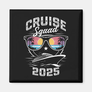 Cruise Squad 2025 Zomer Vakantie Matching Familie  Magneet