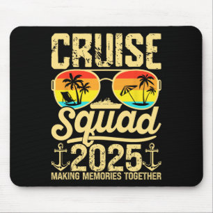 Cruise Squad 2025 Zomer Vakantie Matching Familie Muismat