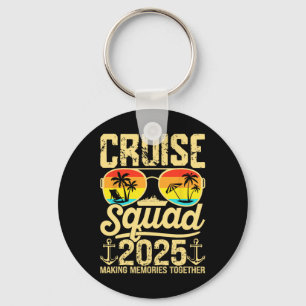 Cruise Squad 2025 Zomer Vakantie Matching Familie Sleutelhanger