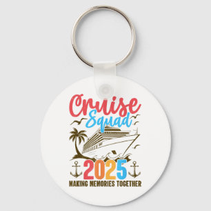 Cruise Squad 2025 Zomervakantie Familie Groep Mat Sleutelhanger