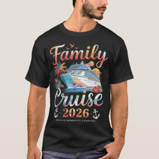 Cruise Squad 2026 Familie Groep Matching Zomer T-shirt