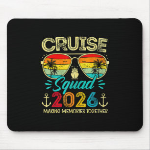 Cruise Squad 2026 Familie Groep Matching Zomer Vak Muismat