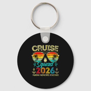 Cruise Squad 2026 Familie Groep Matching Zomer Vak Sleutelhanger
