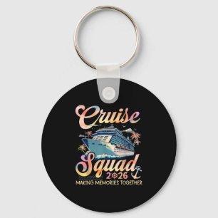 Cruise Squad 2026 Familie Groep Matching Zomer Vak Sleutelhanger