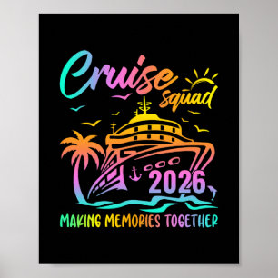 Cruise Squad 2026 Familie Vrienden Vakantie Matchi Poster