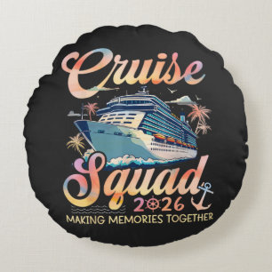 Cruise Squad 2026 Familie Zomer Vakantie Rond Kussen