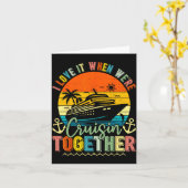 Cruise Squad 2026 Family Group Matching Summer Vac Kaart (Gele Bloem)