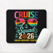 Cruise Squad 2026 Family Group Matching Summer Vac Muismat (Met muis)