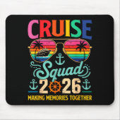 Cruise Squad 2026 Family Group Matching Summer Vac Muismat (Voorkant)