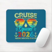 Cruise Squad 2026 Family Group Matching Summer Vac Muismat (Met muis)
